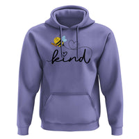 Positive Quote Bee Hoodie Be Kind Pencil Back To School Bumblebee - Wonder Print Shop