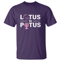 Lotus To Potus T Shirt Harris Woman Potus 47 Feminist - Wonder Print Shop