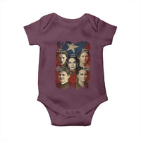 Puerto Rican Heroines Baby Onesie Boricua Julia Lolita Blanca Mariana Lola Puerto Rico Flag - Wonder Print Shop