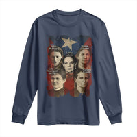 Puerto Rican Heroines Long Sleeve Shirt Boricua Julia Lolita Blanca Mariana Lola Puerto Rico Flag - Wonder Print Shop