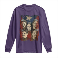 Puerto Rican Heroines Long Sleeve Shirt Boricua Julia Lolita Blanca Mariana Lola Puerto Rico Flag - Wonder Print Shop