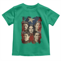 Puerto Rican Heroines Toddler T Shirt Boricua Julia Lolita Blanca Mariana Lola Puerto Rico Flag - Wonder Print Shop