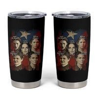 Puerto Rican Heroines Tumbler Cup Boricua Julia Lolita Blanca Mariana Lola Puerto Rico Flag - Wonder Print Shop
