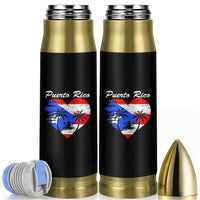 Puerto Rico Bullet Tumbler Boricua Coqui Frog Vintage Puerto Rican Flag - Wonder Print Shop