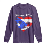 Puerto Rico Long Sleeve Shirt Boricua Coqui Frog Vintage Puerto Rican Flag - Wonder Print Shop