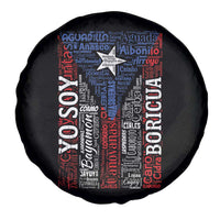 Puerto Rican Flag Puerto Rico Towns And Cities Spare Tire Cover - Wonder Print Shop