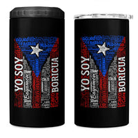 Puerto Rican Flag Puerto Rico Towns And Cities 4 in 1 Can Cooler Tumbler - Wonder Print Shop