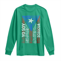 Puerto Rican Flag Puerto Rico Towns And Cities Long Sleeve Shirt - Wonder Print Shop
