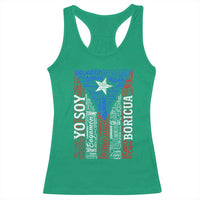 Puerto Rican Flag Puerto Rico Towns And Cities Racerback Tank Top - Wonder Print Shop