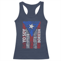 Puerto Rican Flag Puerto Rico Towns And Cities Racerback Tank Top - Wonder Print Shop