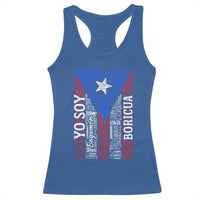 Puerto Rican Flag Puerto Rico Towns And Cities Racerback Tank Top - Wonder Print Shop