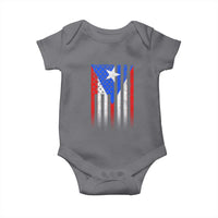 Puerto Rican American Baby Onesie Half Rican American Puerto Rico Pride - Wonder Print Shop