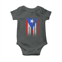 Puerto Rican American Baby Onesie Half Rican American Puerto Rico Pride - Wonder Print Shop