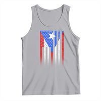 Puerto Rican American Tank Top Half Rican American Puerto Rico Pride - Wonder Print Shop