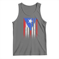 Puerto Rican American Tank Top Half Rican American Puerto Rico Pride - Wonder Print Shop