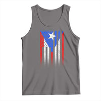 Puerto Rican American Tank Top Half Rican American Puerto Rico Pride - Wonder Print Shop