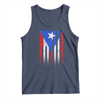 Puerto Rican American Tank Top Half Rican American Puerto Rico Pride - Wonder Print Shop