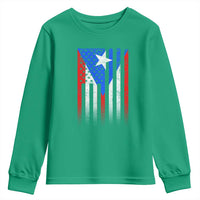 Puerto Rican American Youth Sweatshirt Half Rican American Puerto Rico Pride - Wonder Print Shop