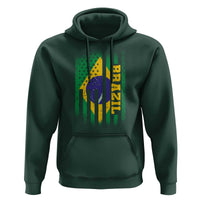 Brazilian Americans Brazilian Pride Latin Vintage USA Brazil Flag Hoodie