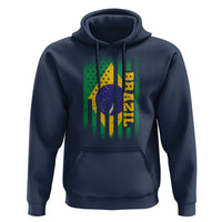 Brazilian Americans Brazilian Pride Latin Vintage USA Brazil Flag Hoodie