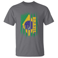 Brazilian Americans Brazilian Pride Latin Vintage USA Brazil Flag T Shirt