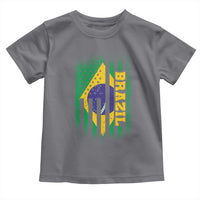 Brazilian Americans Brazilian Pride Latin Vintage USA Brazil Flag Toddler T Shirt
