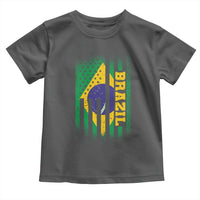 Brazilian Americans Brazilian Pride Latin Vintage USA Brazil Flag Toddler T Shirt