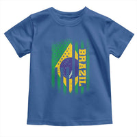 Brazilian Americans Brazilian Pride Latin Vintage USA Brazil Flag Toddler T Shirt