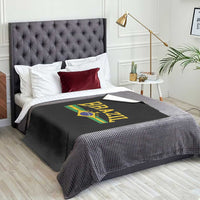 Brazilian Pride Vintage Brasil Brazil Flag Latin America Throw Blanket - Wonder Print Shop