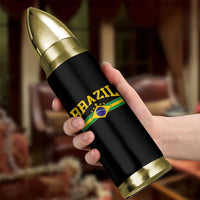 Brazilian Pride Vintage Brasil Brazil Flag Latin America Bullet Tumbler - Wonder Print Shop