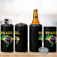 Brazilian Pride Christ the Redeemer Statue Latin America 4 in 1 Can Cooler Tumbler - Wonder Print Shop