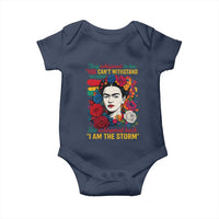 Frida Kahlo Baby Onesie They Whispered To Her You Cant Withstand The Storm - Wonder Print Shop