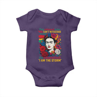 Frida Kahlo Baby Onesie They Whispered To Her You Cant Withstand The Storm - Wonder Print Shop
