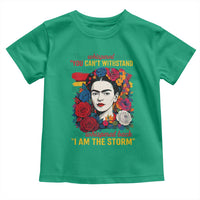 Frida Kahlo Toddler T Shirt They Whispered To Her You Cant Withstand The Storm - Wonder Print Shop