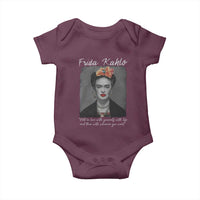 Frida Kahlo Baby Onesie Fall In Love With Yourself With Life And Then Whoever You Want - Wonder Print Shop