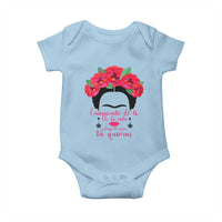 Frida Kahlo Quotes Baby Onesie Enamorate De Ti De La Vida Mexican Artist - Wonder Print Shop