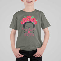 Frida Kahlo Quotes T Shirt For Kid Enamorate De Ti De La Vida Mexican Artist - Wonder Print Shop