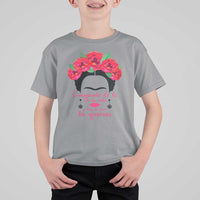 Frida Kahlo Quotes T Shirt For Kid Enamorate De Ti De La Vida Mexican Artist - Wonder Print Shop