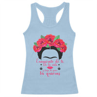 Frida Kahlo Quotes Racerback Tank Top Enamorate De Ti De La Vida Mexican Artist - Wonder Print Shop