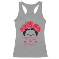 Frida Kahlo Quotes Racerback Tank Top Enamorate De Ti De La Vida Mexican Artist - Wonder Print Shop