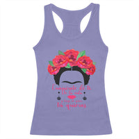 Frida Kahlo Quotes Racerback Tank Top Enamorate De Ti De La Vida Mexican Artist - Wonder Print Shop