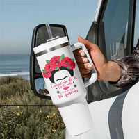 Frida Kahlo Quotes Tumbler With Handle Enamorate De Ti De La Vida Mexican Artist - Wonder Print Shop