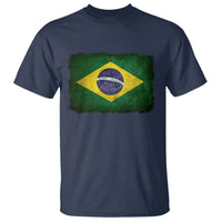Brazilian Pride Latin America Vintage Brazil Flag T Shirt - Wonder Print Shop
