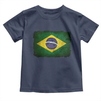 Brazilian Pride Latin America Vintage Brazil Flag Toddler T Shirt - Wonder Print Shop