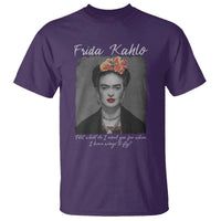 Frida Kahlo T Shirt Feet What Do I Need You For When I Have Wings To Fly - Wonder Print Shop