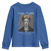Frida Kahlo Youth Sweatshirt Feet What Do I Need You For When I Have Wings To Fly - Wonder Print Shop
