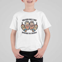 Native American T Shirt For Kid Remember The Children Who Never Make It Home Shoes Papoose - Wonder Print Shop