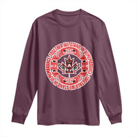 Indigenous Children Long Sleeve Shirt Together We Stand In Remembrance Unity Day Papoose Maple Leaf Native American - Wonder Print Shop