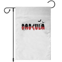 Halloween Couple Matching Garden Flag Dadcula Couples Daddy Husband Vampire Bat Spider Web - Wonder Print Shop
