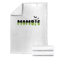 Halloween Couple Matching Throw Blanket Mombie Couples Mommy Wife Zombie Hand Bat - Wonder Print Shop